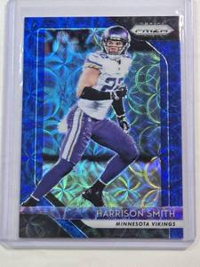 lot 285 image: Harrison Smith 2018 Panini Blue Prizm Parallel #82 and Numbered 2699