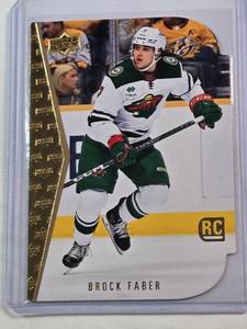 lot 289 image: Brock Faber Gold Rookie Die Cut 2023-24 Upper Deck RDT-12