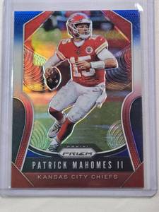 lot 290 image: Patrick Mahomes 2019 Panini Holo Prizm #210
