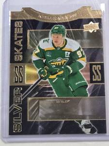 lot 292 image: Kirill Kaprizov 2023-24 Upper Deck Gold Die Cut Silver Skates SS-15