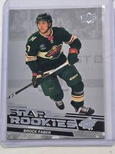 lot 295 image: Brock Faber Star Rookies 2023-24 Upper Deck  #6