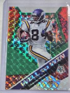 lot 296 image: Randy Moss 2020 Panini Mosaic Prizm No. WW20