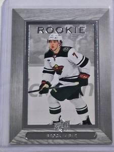 lot 298 image: Brock Faber 2023-24 Upper Deck Rookie Bee Hive BH-33