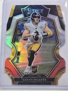 lot 300 image: Kenny Pickett Rookie 2022 Panini Prizm Die Cut No. 182