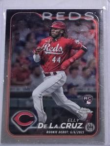 lot 301 image: Elly De La Cruz Rookie 2024 Topps Chrome USC150