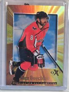 lot 8 image: Alex Ovechkin 2023-24 Skybox E-X 2000 #75