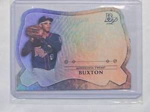 lot 287 image: Byron Buxton Rookie Foil Die Cut 2014 Topps No. CES-BB