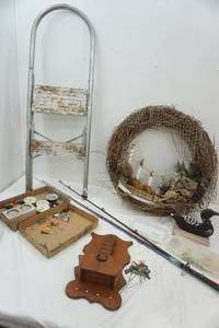 lot 15 image: Fishing Tackle & Home Decor