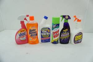 NEW Home Cleaning & Laundry Supplies (6ct)