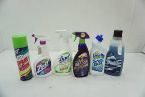 lot 70 image: NEW Home Cleaning & Laundry Supplies (6ct)