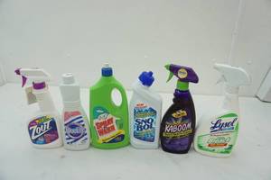 lot 74 image: NEW Home Cleaning & Laundry Supplies (6ct)