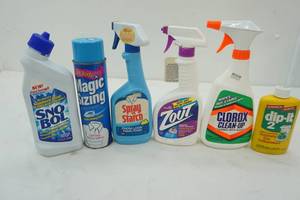 lot 77 image: NEW Home Cleaning & Laundry Supplies (6ct)