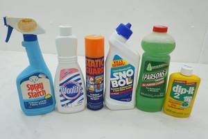 lot 78 image: NEW Home Cleaning & Laundry Supplies (6ct)