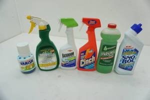 lot 80 image: NEW Home Cleaning & Laundry Supplies & Car Care (6ct)