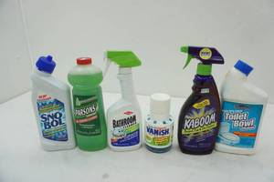 lot 82 image: NEW Home Cleaning & Laundry Supplies (6ct)