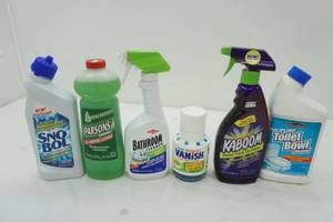 lot 83 image: NEW Home Cleaning & Laundry Supplies (6ct)