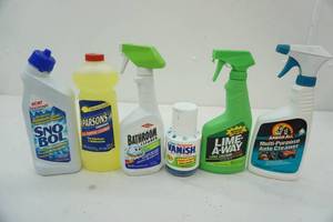 lot 84 image: NEW Home Cleaning & Laundry Supplies & Car Care (6ct)