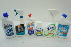 lot 85 image: NEW Home Cleaning & Laundry Supplies (6ct)