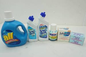 lot 93 image: NEW Bathroom & Laundry Supplies (6ct)