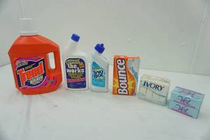 lot 97 image: NEW Bathroom & Laundry Supplies (6ct)