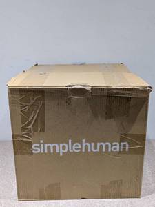 lot 27 image: NEW SIMPLE HUMAN GARBAGE CAN