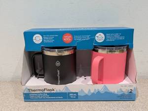 lot 17 image: NEW THERMO FLASK 2PC. SET