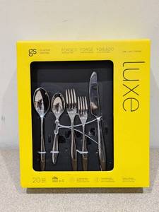 LUXE GOURMET SETTINGS 20PC. SILVERWARE SET