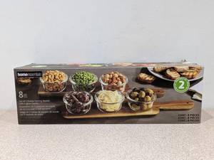 lot 16 image: NEW HOME ESSENTIALS 8PC. GLASSWARE SET