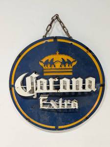 lot 57 image: HANDMADE METAL SIGNS (CARONA EXTRA)