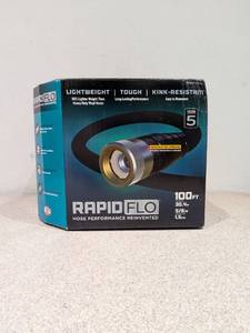 lot 50 image: RAPID FLO 100FT. 58 HEAVY DUTY VINYL WATER-HOSE