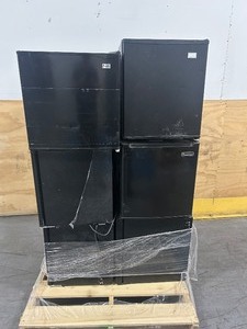 lot 5 image: Pallet of 12- MiniDorm Sized Refrigerators