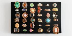 lot 12 image: Costume Jewelry Ring Lot of 36