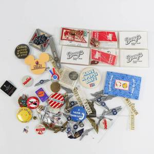 lot 42 image: Pin & Pendant Lot - Soviet Barqs, Snoopy