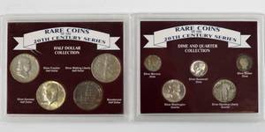 lot 41 image: 20th Century Coin Lot - Dime, Quarter, Half Dollar