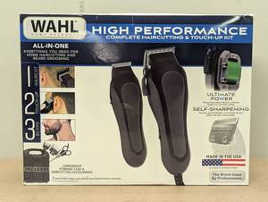 lot 57 image: Wahl Deluxe All In One High Performance Haircutting & Touch Up Kit