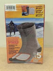lot 66 image: Adhesive Toe Warmers 5 Hours of Heat 30 Pairs, White