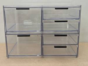 lot 91 image: Stackable 6 Drawer Organizer