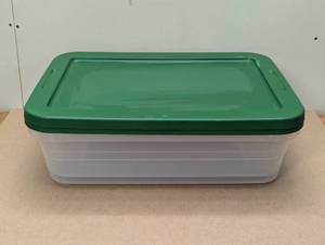 lot 28 image: Pair of 2 - 28qt Clear Under Bed Storage Box White - Room Essentials Portable, Lidded, Stackable