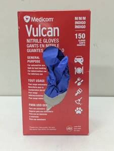 lot 49 image: Medicom Vulcan Nitrile Glove Gant General Purpose MEDIUM 150 Automotive