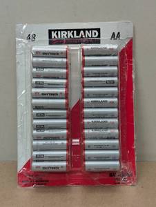lot 60 image: Kirkland Signature Alkaline AA Plus Batteries, 48 Count