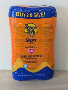lot 135 image: Banana Boat Ultra Sport Sunscreen Lotion - 2 Pack