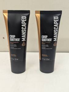 lot 139 image: 2 Pack - MANSCAPED Crop Soother Groin Grooming Aftershave Lotion for Soothing & Relief - 2 fl oz x 2