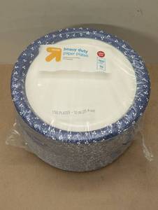 lot 118 image: 150 Heavy Duty paper Plates - 10 Inch