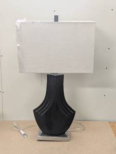 lot 108 image: Large Table Lamp and Shade - Base has Damage