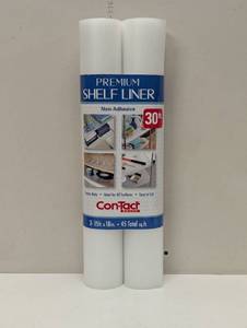 lot 71 image: Con-Tact Brand Premium Shelf and Drawer Liner, 2-Pack Ideal for All Surfaces