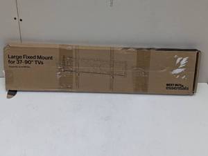 lot 156 image: Best Buy essentials - Fixed TV Wall Mount for Most 3790 TVs - Black