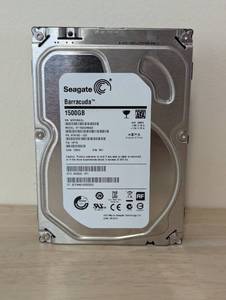 lot 158 image: Seagate Internal SATA Hard Drive, 1.5TB (1500GB), 5900 RPM - model ST1500DM003