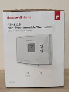 lot 169 image: Honeywell Home Horizontal Non-Programmable Thermostat