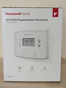 lot 171 image: Honeywell Home 1-Week Programmable Thermostat with Digital Display