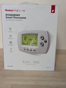 lot 172 image: Wi-Fi 7-Day Programmable Smart Thermostat with Digital Backlit Display